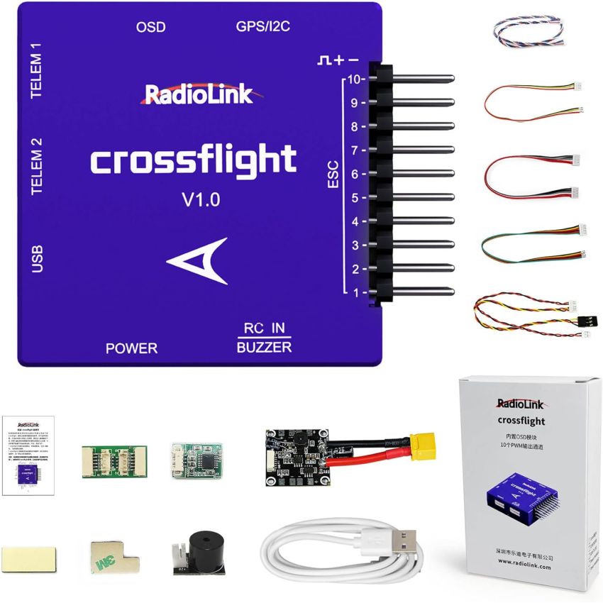 Radiolink CrossFlight Flight Controller – High-Performance Autopilot System for PX4 and ArduPilot UAV Platforms