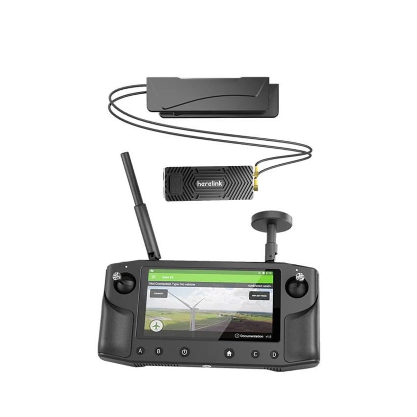 HERELINK V1.1 2.4GHz Long Range HD Video Transmission System, Integrated Remote Controller with FPV, Telemetry, and MAVLink Support