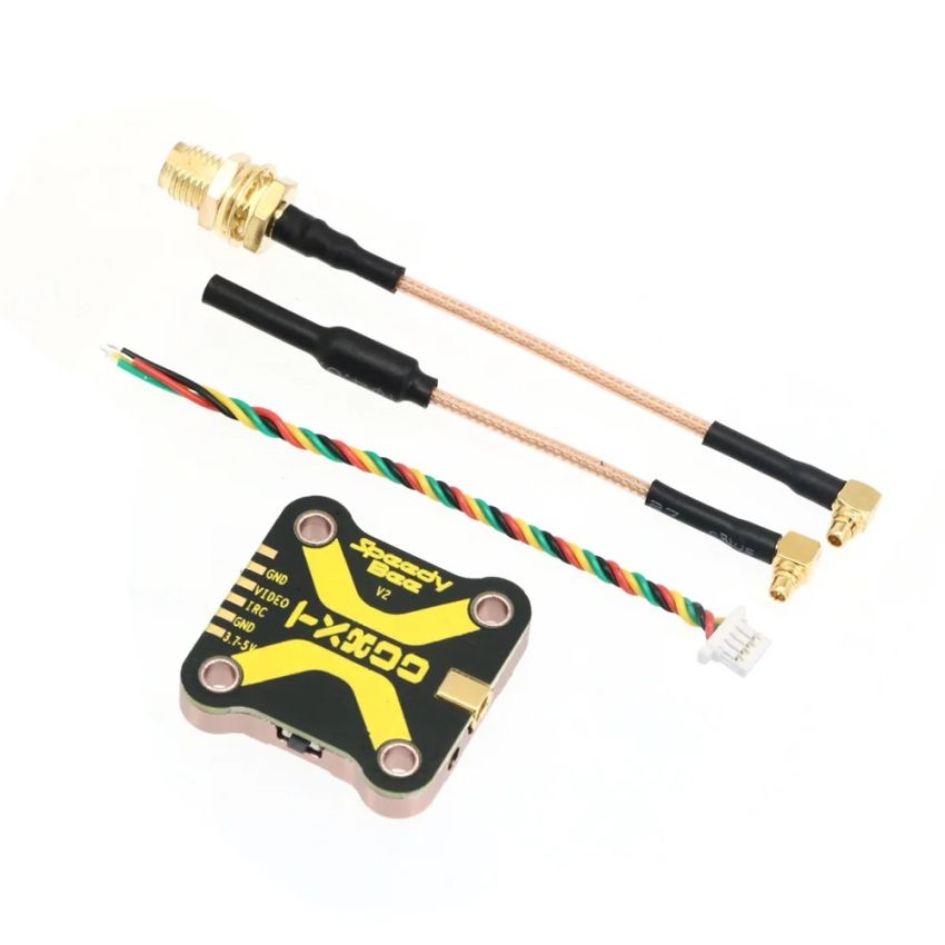 SpeedyBee TX800 5.8GHz Video Transmitter Adjustable 25–800mW VTX for FPV Racing Drones with SmartAudio Control
