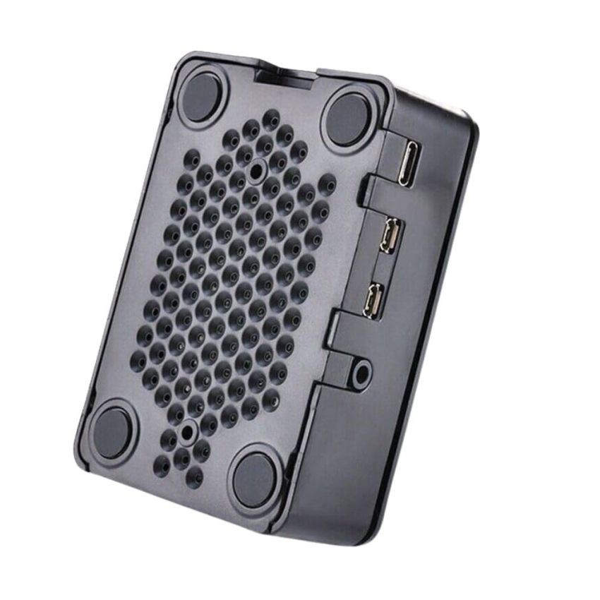 Raspberry Pi 4 ABS Case with Heatsink,Fan Compatabile 
