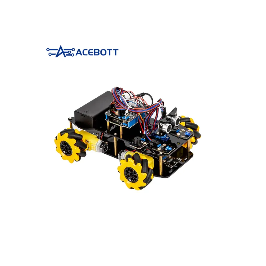 ACEBOTT ESP32 Smart Car Starter Kit with 4WD Mecanum Wheel Off-road Car Muti-Direction