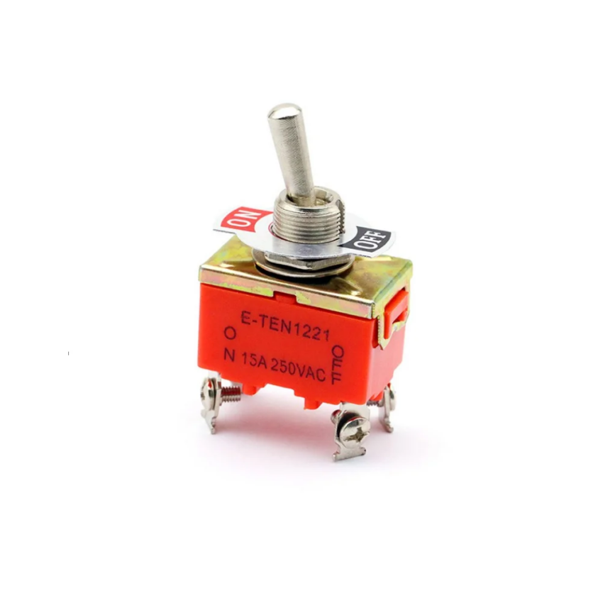 E-TEN 1221 ON-OFF 4-PIN TOGGLE SWITCH
