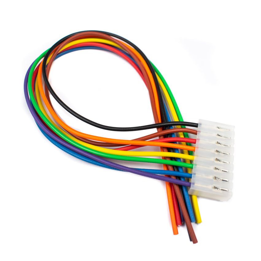 3.96mm JST Wire Connector 8-Pin, 25cm Length - Durable Cable for Electronic Projects