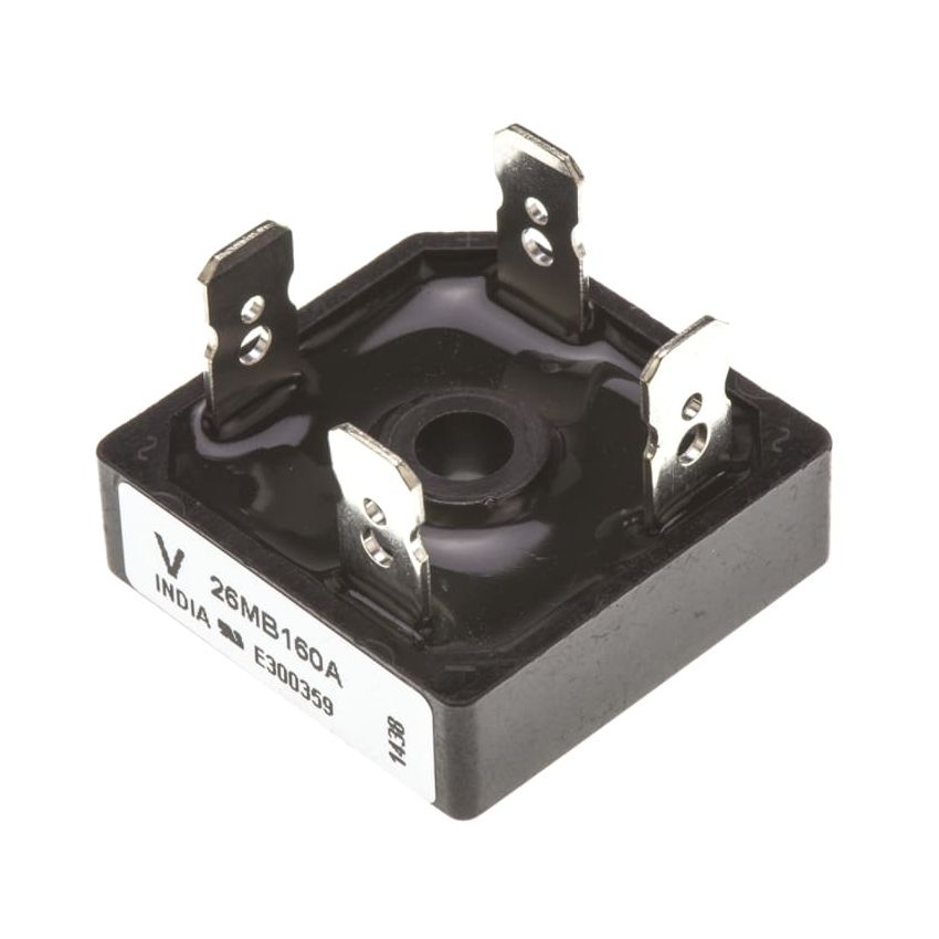 26MB160A,High Voltage Single-Phase Bridge Rectifier,1600V VRRM,25A,D-34 