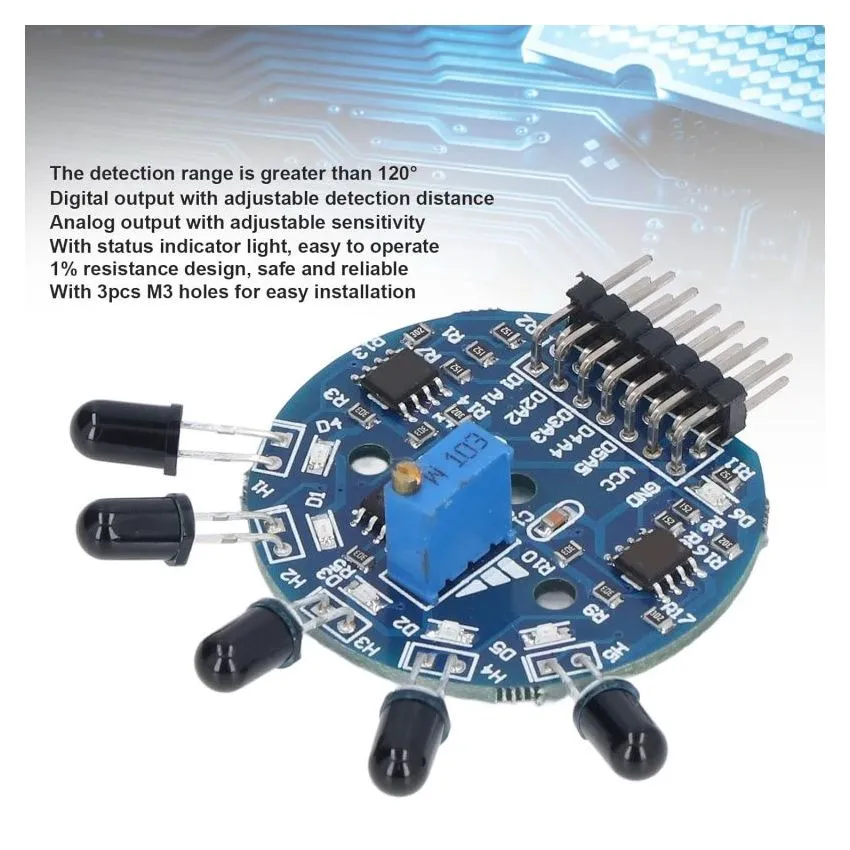 LM393 5 Channel Flame Sensor