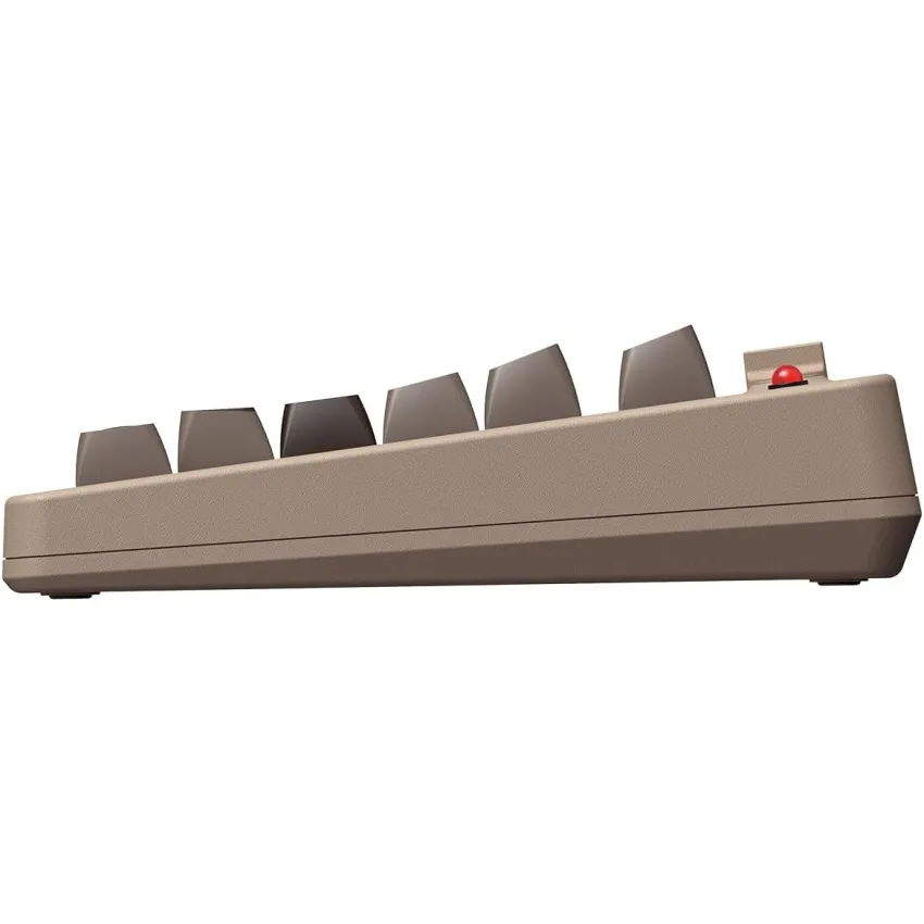 85HA03,Retro Mechanical Keyboard with Joystick, Bluetooth, 2.4G Wireless, USB Wired, 87 Keys, Kailh Box Switches, 