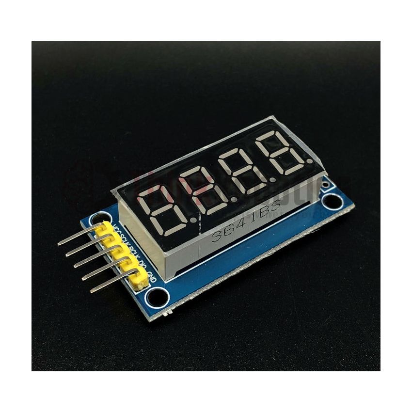 4-Digit 7 Segment Display ,74HC595 Static Drive Module - 0.56