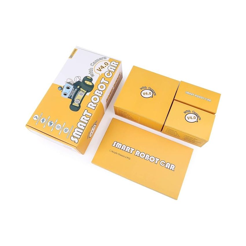 ELEGOO Smart Robot Car Kit V4.0 UNO R3 STEM Robotics Learning Kit with Camera WiFi Control