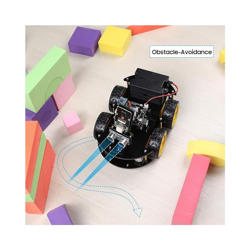 ELEGOO Smart Robot Car Kit V4.0 UNO R3 STEM Robotics Learning Kit with Camera WiFi Control