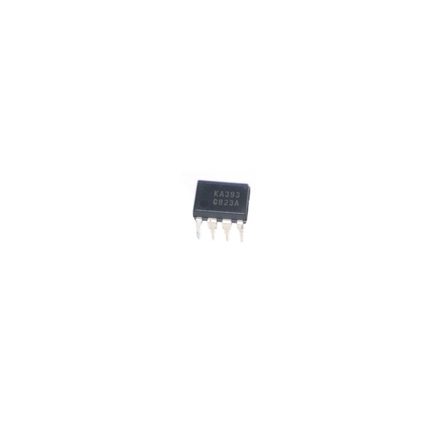 KA393 - Dual Differential Comparator, DIP, 36V Supply, -40 C to +85 C Operating Temp