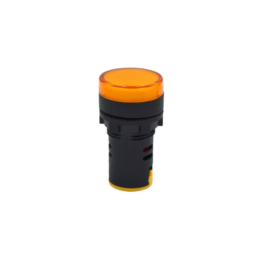 AD22-22DS, Yellow Indicator Light, 24V AC/DC, 22mm