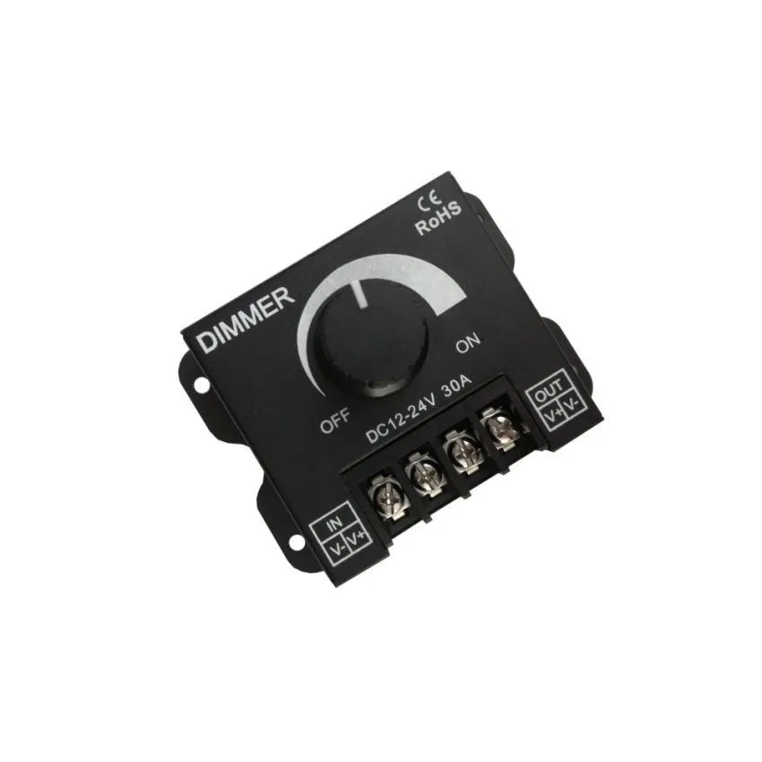 LED Dimmer Switch,12-24VDC,30A 