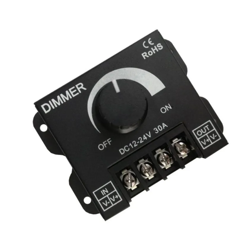 LED Dimmer Switch,12-24VDC,30A 