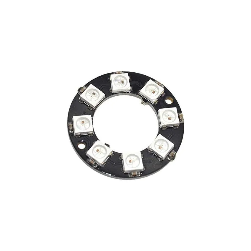 WS2812, 8-Bit 5050 RGB LED Ring with Integrated Drivers for Arduino