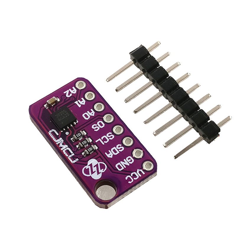 MAX30205, Human Body Temperature Sensor Module - I2C Communication, High Precision