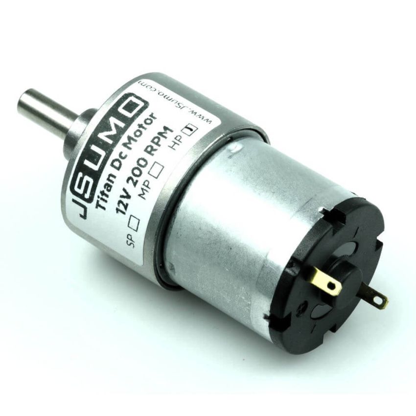 Titan Dc Gearhead Motor 12V 200 RPM (60:1)