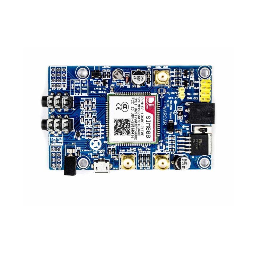 SIM808 GPS/GPRS/GSM Shield for Arduino – Quad-band, GPS + GSM Module