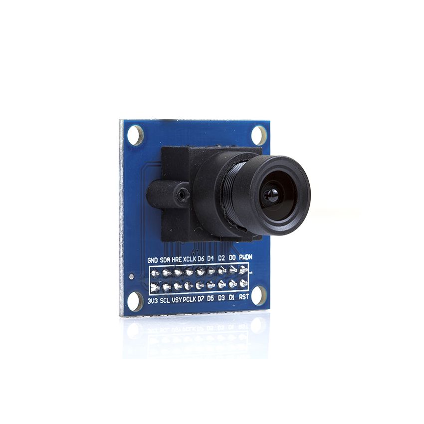 OV7670 Camera Module, VGA 640x480, CMOS Image Sensor, 3.3V Interface, For Arduino, STM32, and FPGA Projects