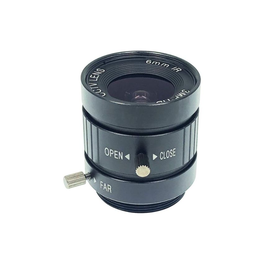 PT361060M3MP12,Camera Lens,3MP HD,6mm IR,Adjustable Aperture for Raspberry Pi Projects