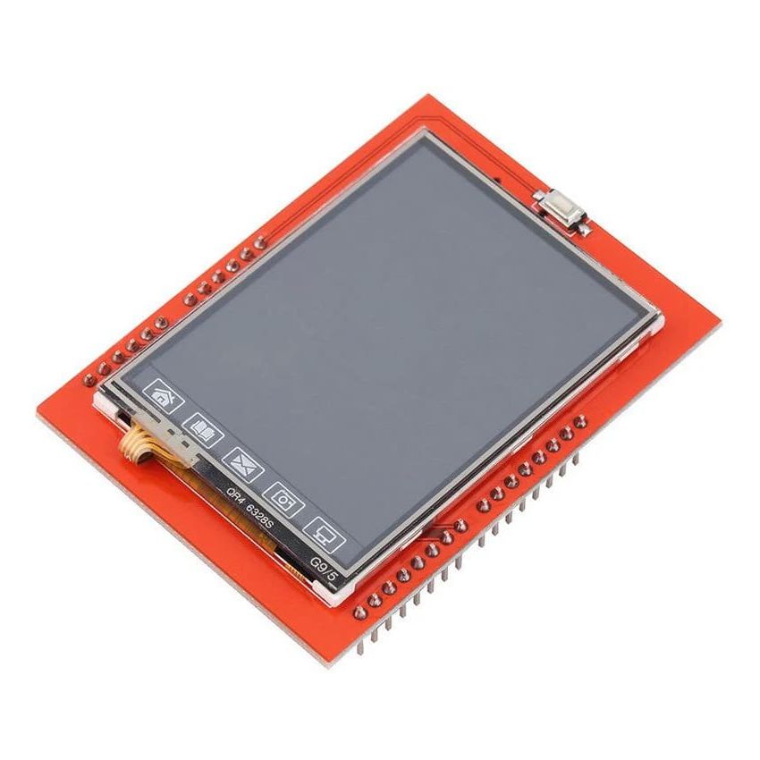 2.4 Inch TFT LCD Display Module for Arduino UNO, 240x320 Resolution, Touch Screen, SPI Interface