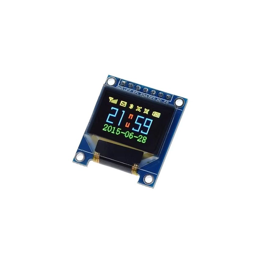 0.95 Inch OLED Display Module SSD1331, SPI Interface, 96x64 Resolution, Full Color RGB, 3.3V Logic for Arduino