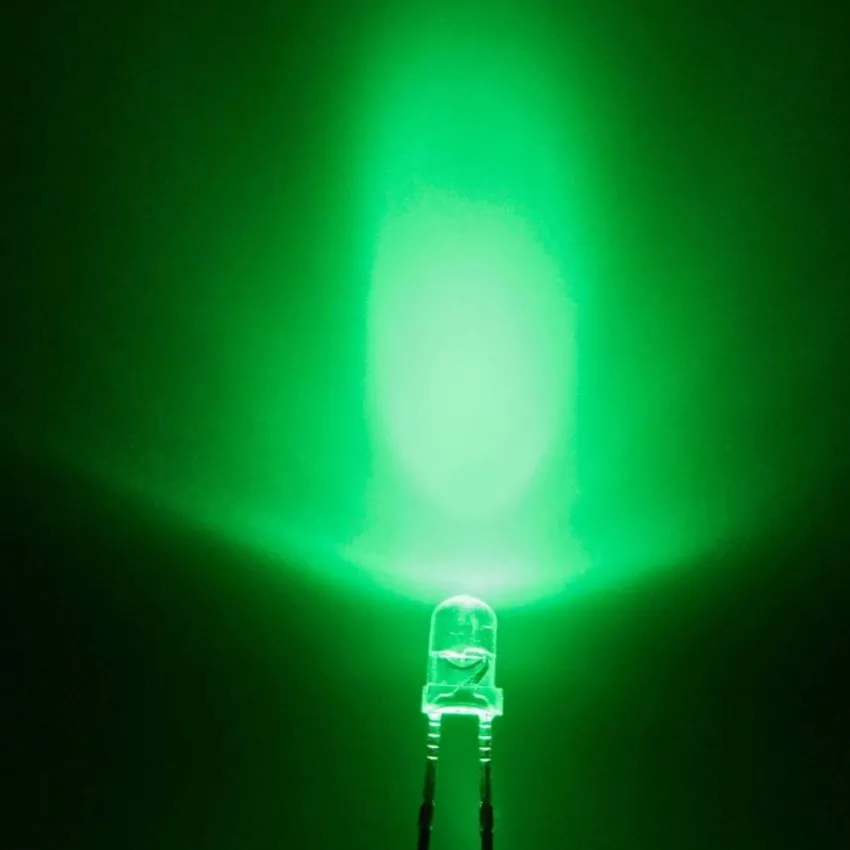 Super Bright LED, Green,3mm