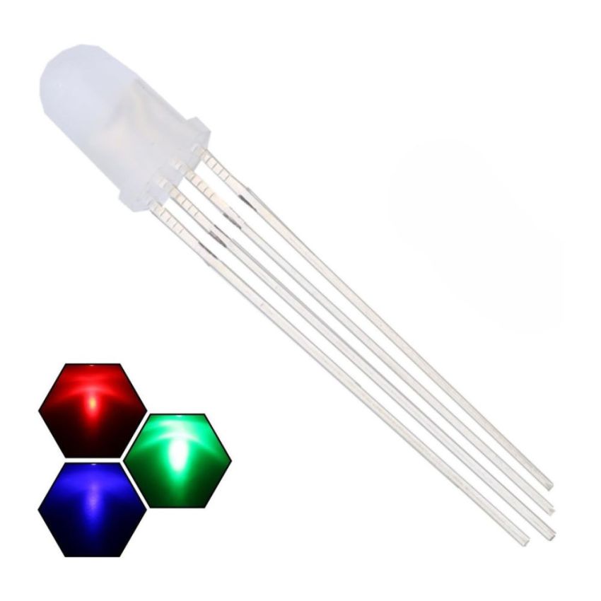 RGB LED,Common Cathode,5mm