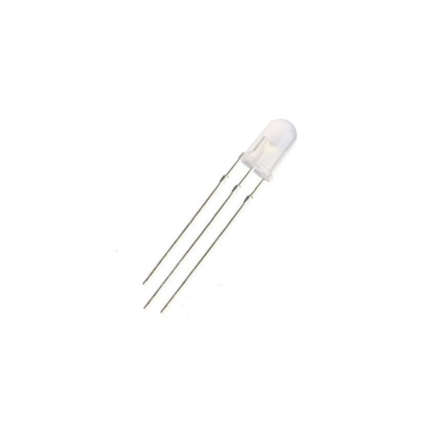 5mm Red/Green LED, 3-Pin, Common Cathode, Diffused Lens