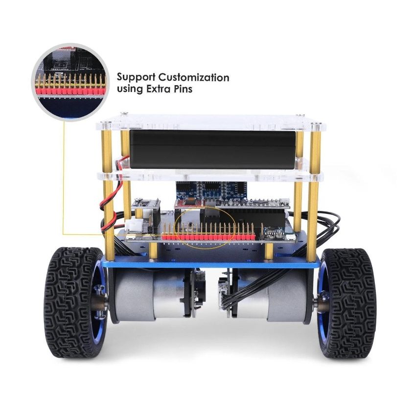 ELEGOO Tumbller Self-Balancing Robot Car Arduino STEM Bluetooth Learning Kit