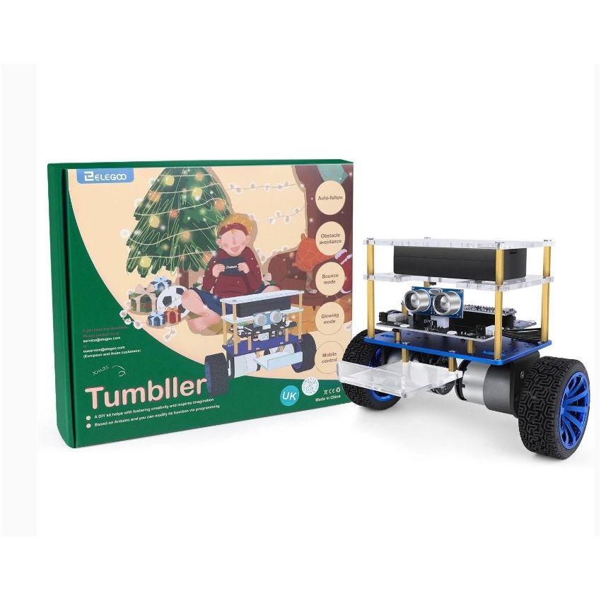 ELEGOO Tumbller Self-Balancing Robot Car Arduino STEM Bluetooth Learning Kit