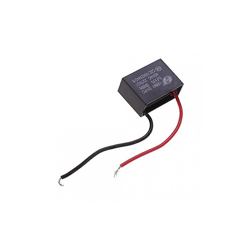 CBB61 2UF 450V Fan Capacitor Wire Lead AC Motor Start 5 Percent Tolerance