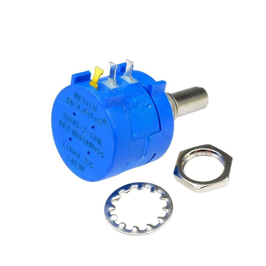 5 k Ohm Precision 10‑Turn Wirewound Potentiometer