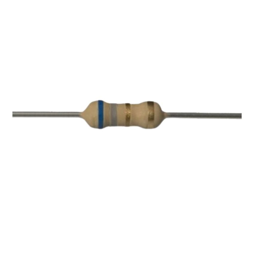 Wirewound Resistor,6.8Ohm,1/4 W,Through Hole