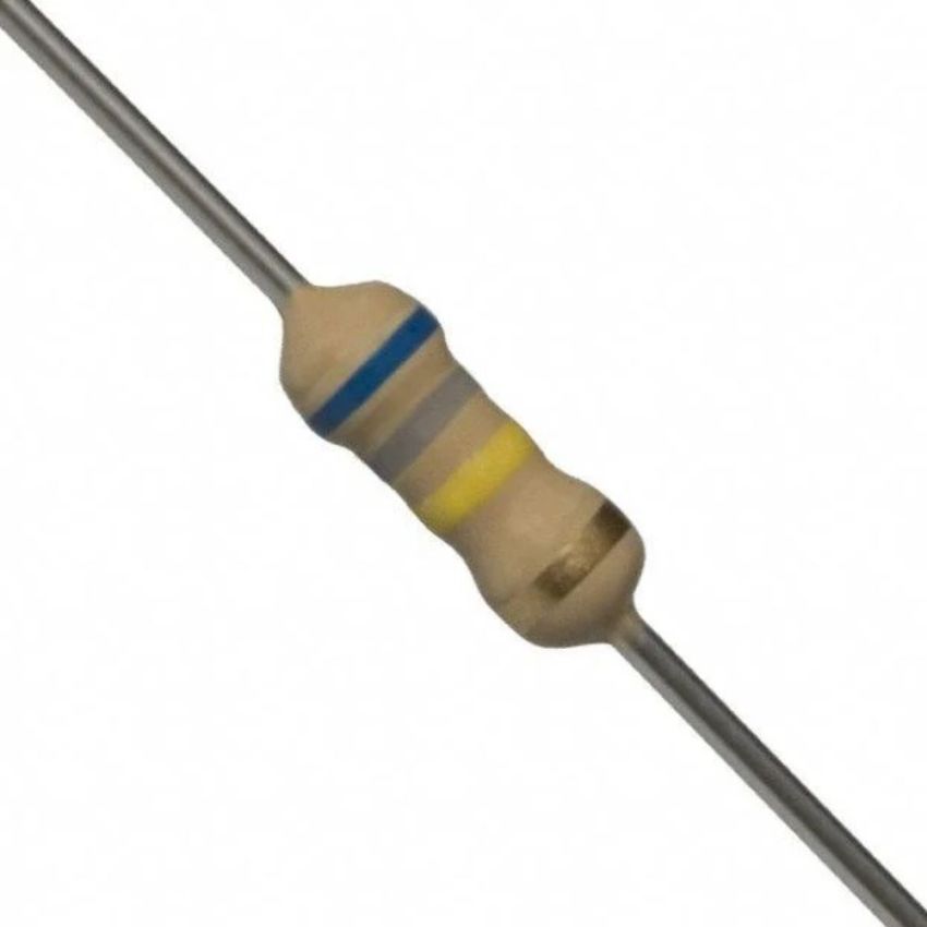 Wirewound Resistor,680KOhm,1/4W,Through Hole