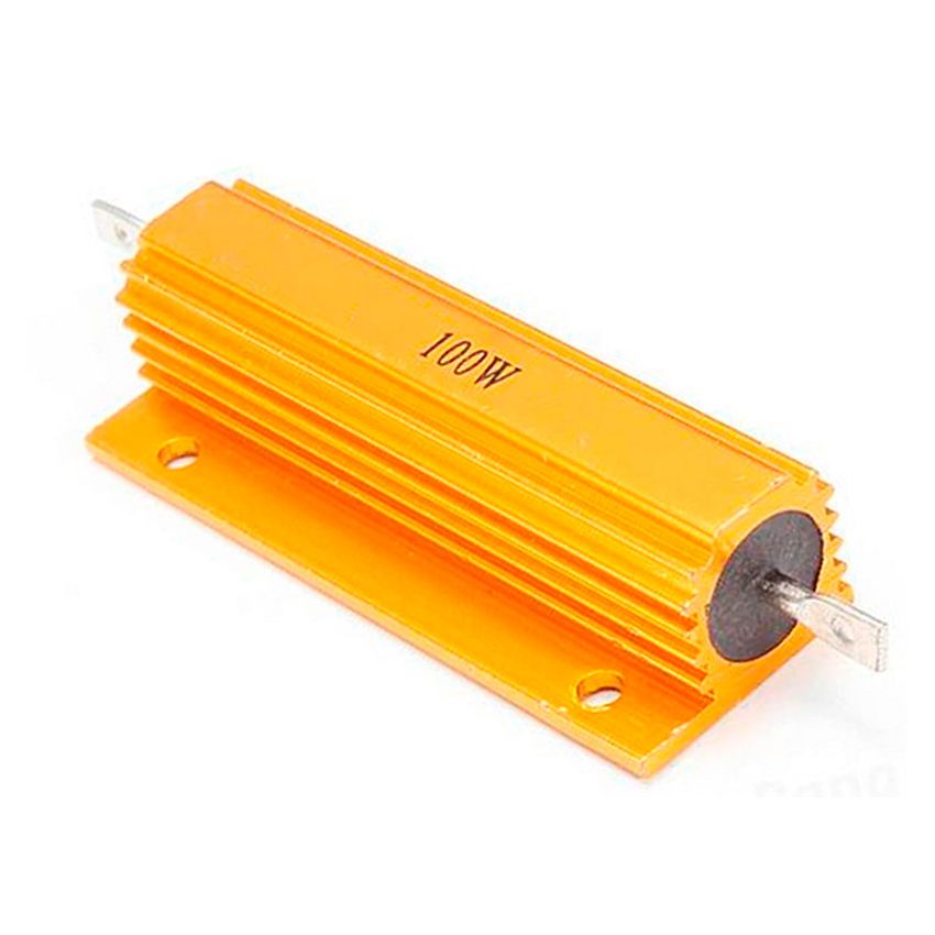 100 Ohm Wirewound Resistor 100W ±5 Percent Aluminum Housed Power Chassis Mount