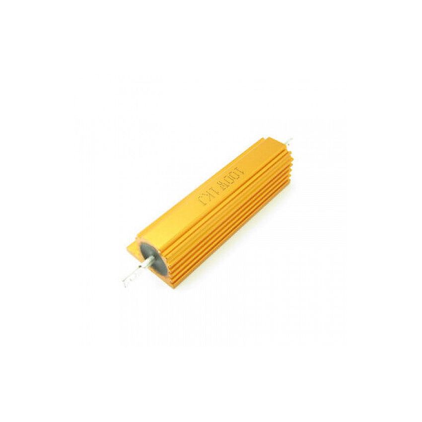 1K Ohm Wirewound Resistor 100W ±5 Percent Round Aluminum Housed Chassis Mount High Power