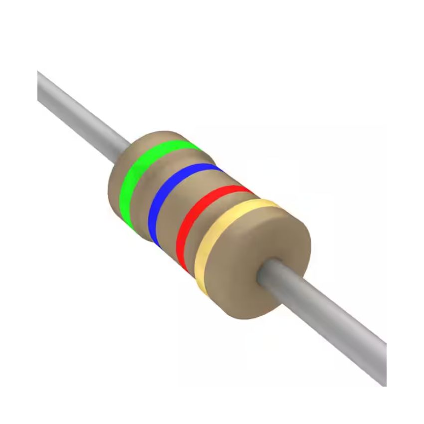 5.6K Ohm Resistor 1.4W ±5 Percent Carbon Film Axial Lead Through-Hole Flameproof
