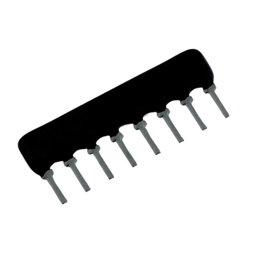 103J Resistor Network 10K Ohm 8 Pin Through-Hole SIP Package Isolated ±5 Percent