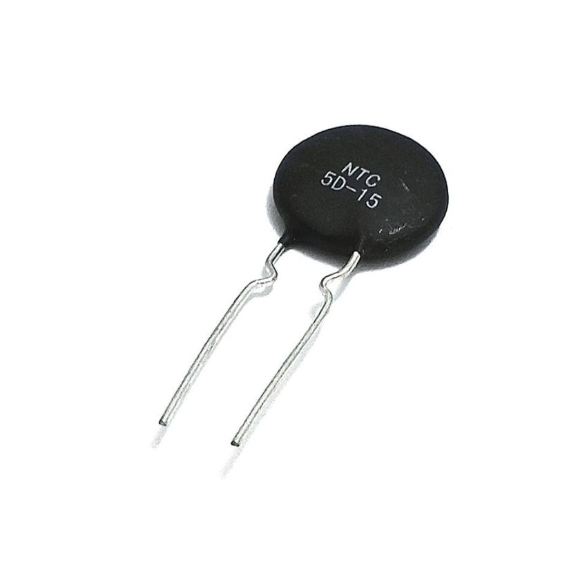 NTC 5D15 Inrush Current Limiter Thermistor 5 Ohm 15mm Disc Through Hole
