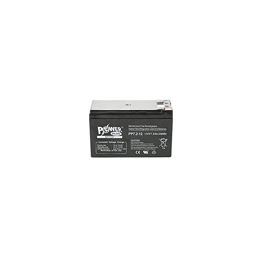 PP7.2-12 - Power Plus, 7.2Ah, 12V, Lead-Acid Battery
