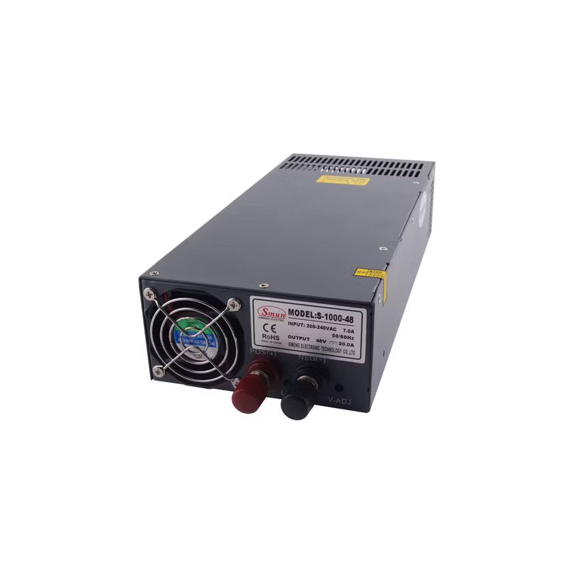 S-1000-48 AC DC Power Supply 48V 20.8A 1000W Enclosed Switching Unit