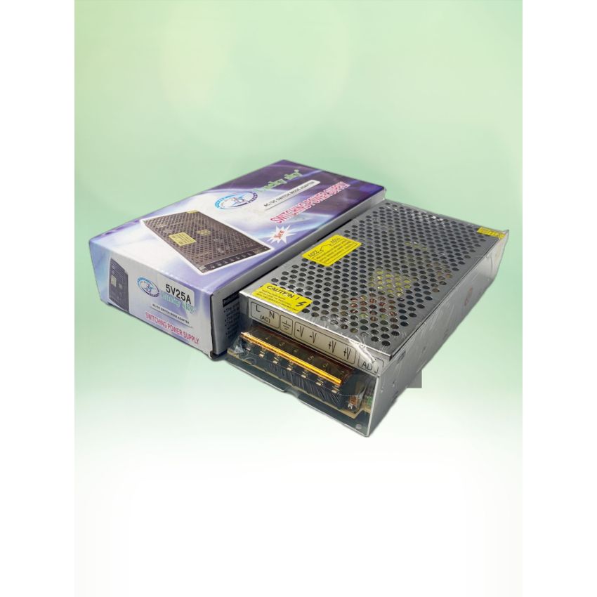 Power Supply Lucky Sky AC/DC 5V 25A (125Watt) Metal Type For LED/CCTV