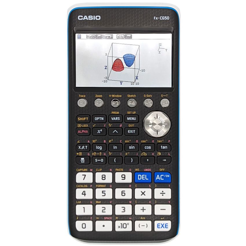 Casio fx-CG50 Color Graphing Calculator High-Resolution 3D Graphing Natural Display