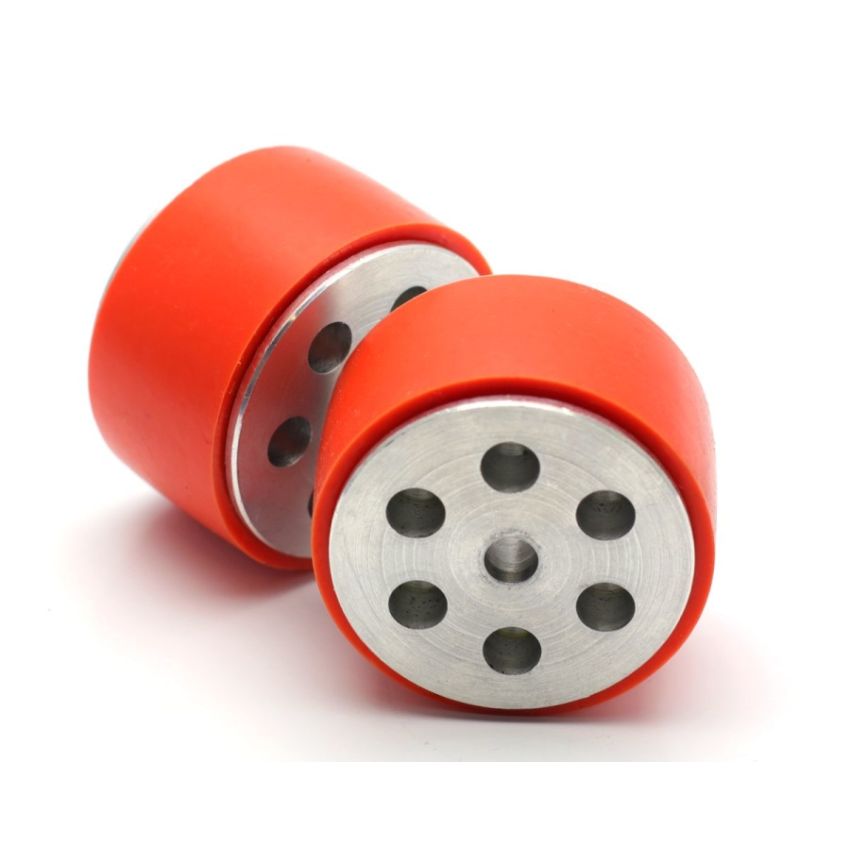 JS5230 Aluminum - Silicone Wheel Set (52 x 30mm - Pair)