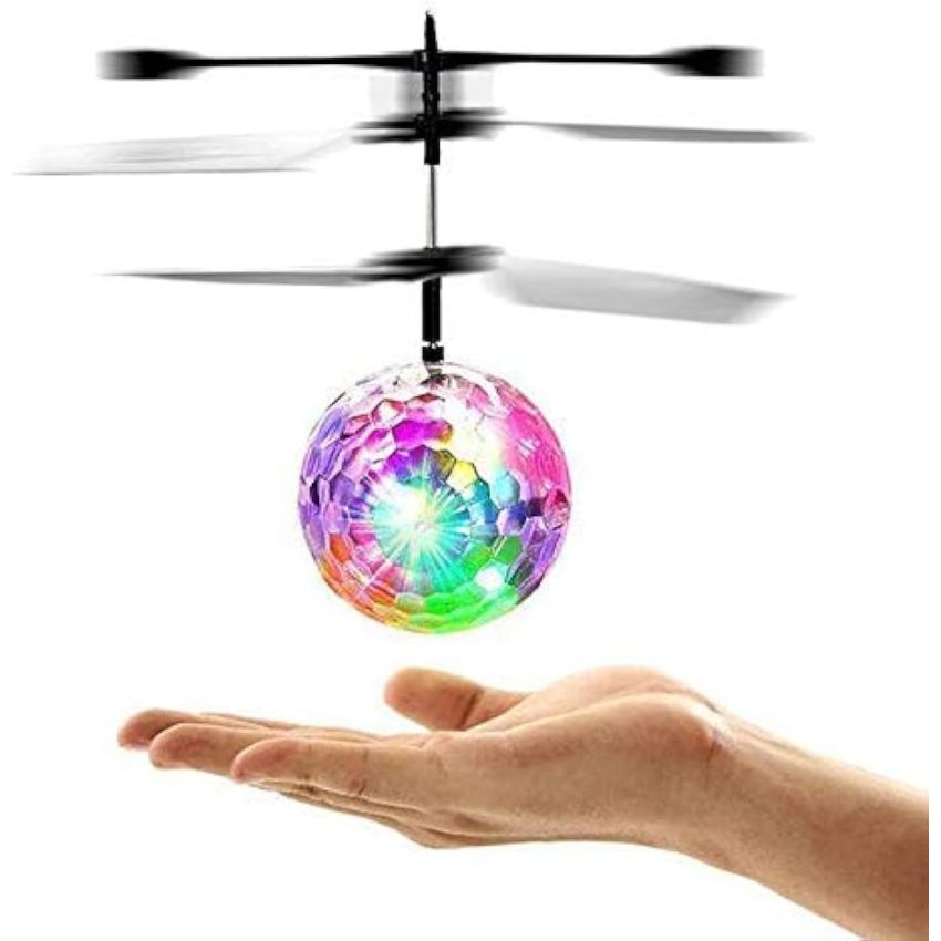 MY-A157 Flying Ball Drone Toy Colorful LED Light Sensor Hover Induction Rechargeable