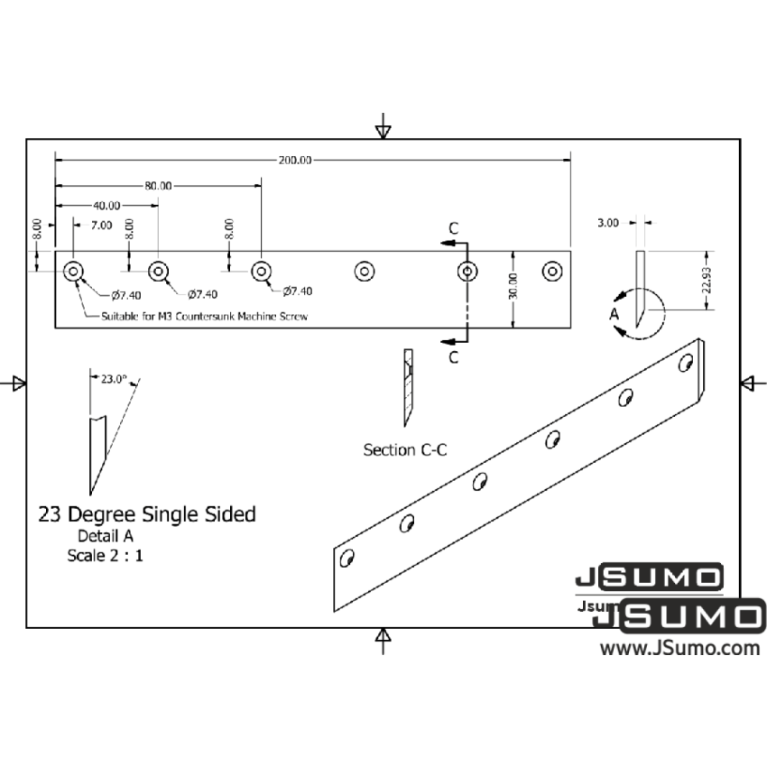 HSS Sumo Robot Blade No:1