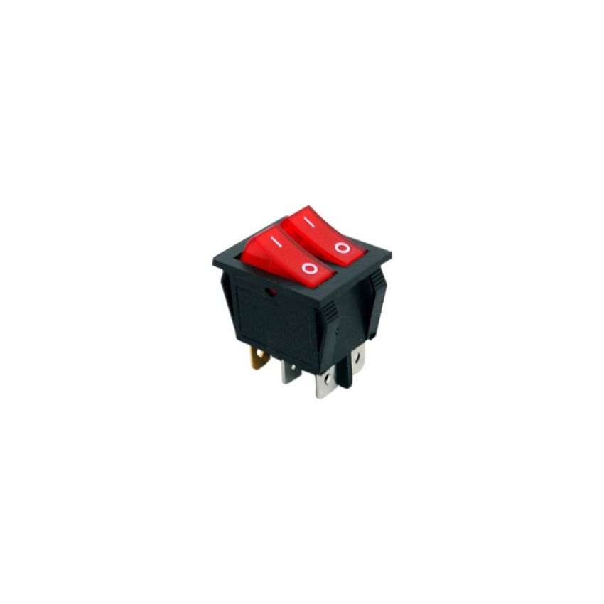 KCD8,Red Rocker Switch,ON-OFF, 15A,250VAC
