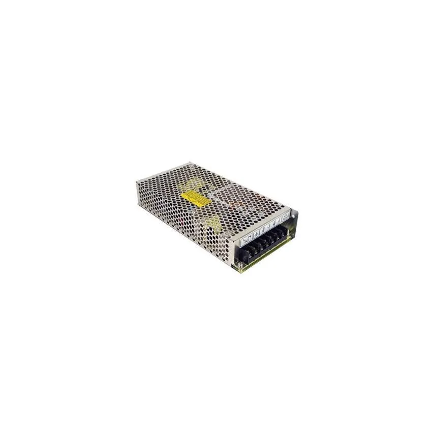 RS-150-12 AC-DC Single Output Enclosed power supply; Output 12VDC Single Output at 12.5A; free air convection; Led indicator power On