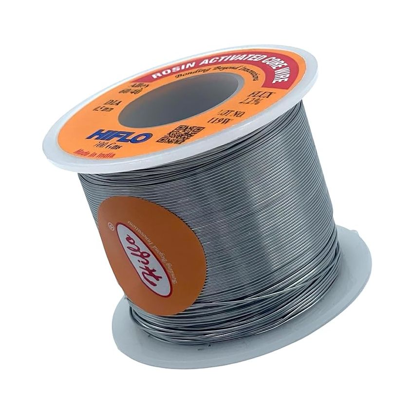 Rosin Activated Core Solder Wire, 1.6mm Diameter, 2.2% Flux, 200gm Spool,60/40