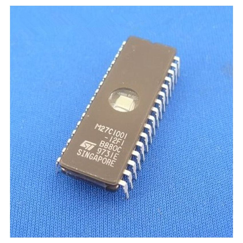 M27C1001-12F1,1Mbit UV EPROM,128Kbx8-bit,DIP-32, 12V